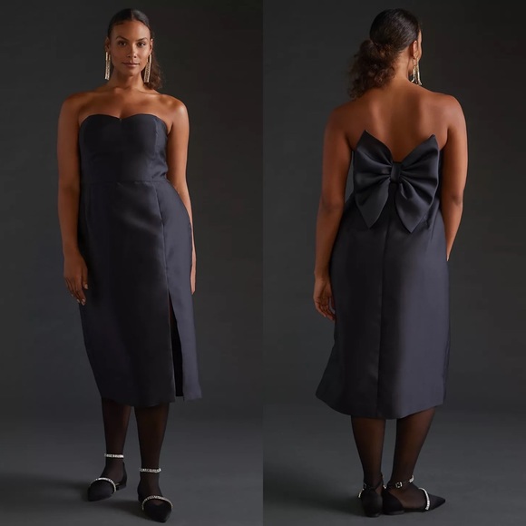 Anthropologie Dresses & Skirts - Anthropologie Hutch Slim Bow-Back Midi Dress NWOT Size 16W